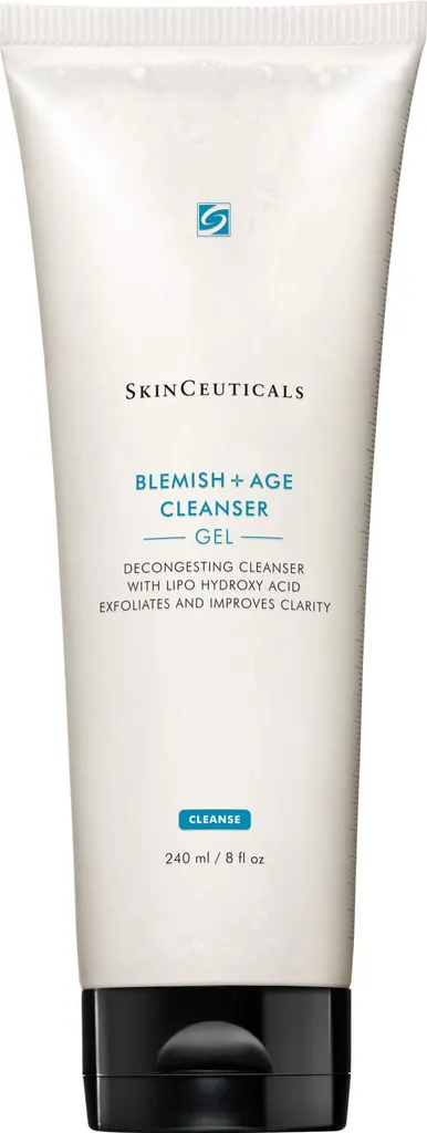 Gel nettoyant exfoliant Blemish Plus SkinCeuticals pour peau grasse 240ml