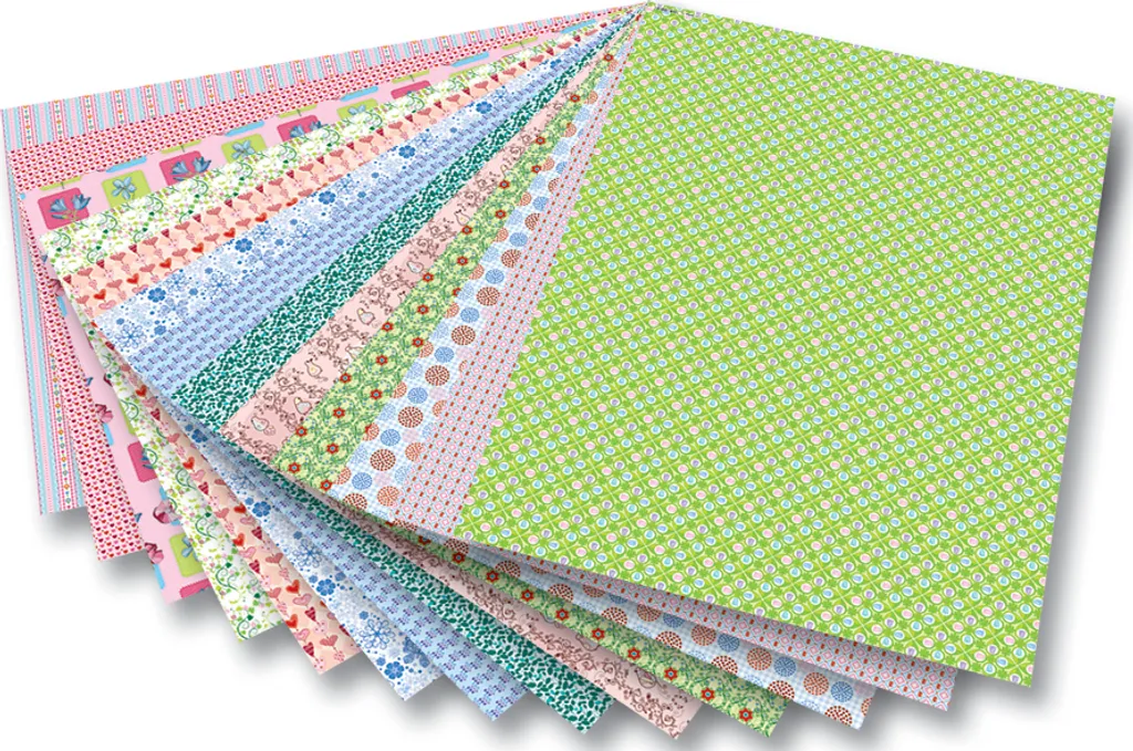 Folia Motivkarton 270g Romantik 50x70 - Carta Scrapbooking Professionale