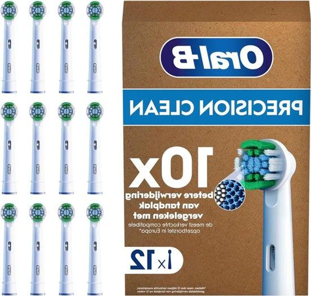 Pack de 12 têtes de rechange en X pour un nettoyage interdentaire profond