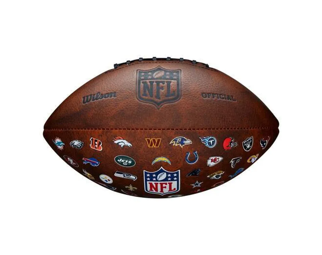 Ballon NFL Junior Throwback avec Grip Supérieur et Finition Rétro Marron