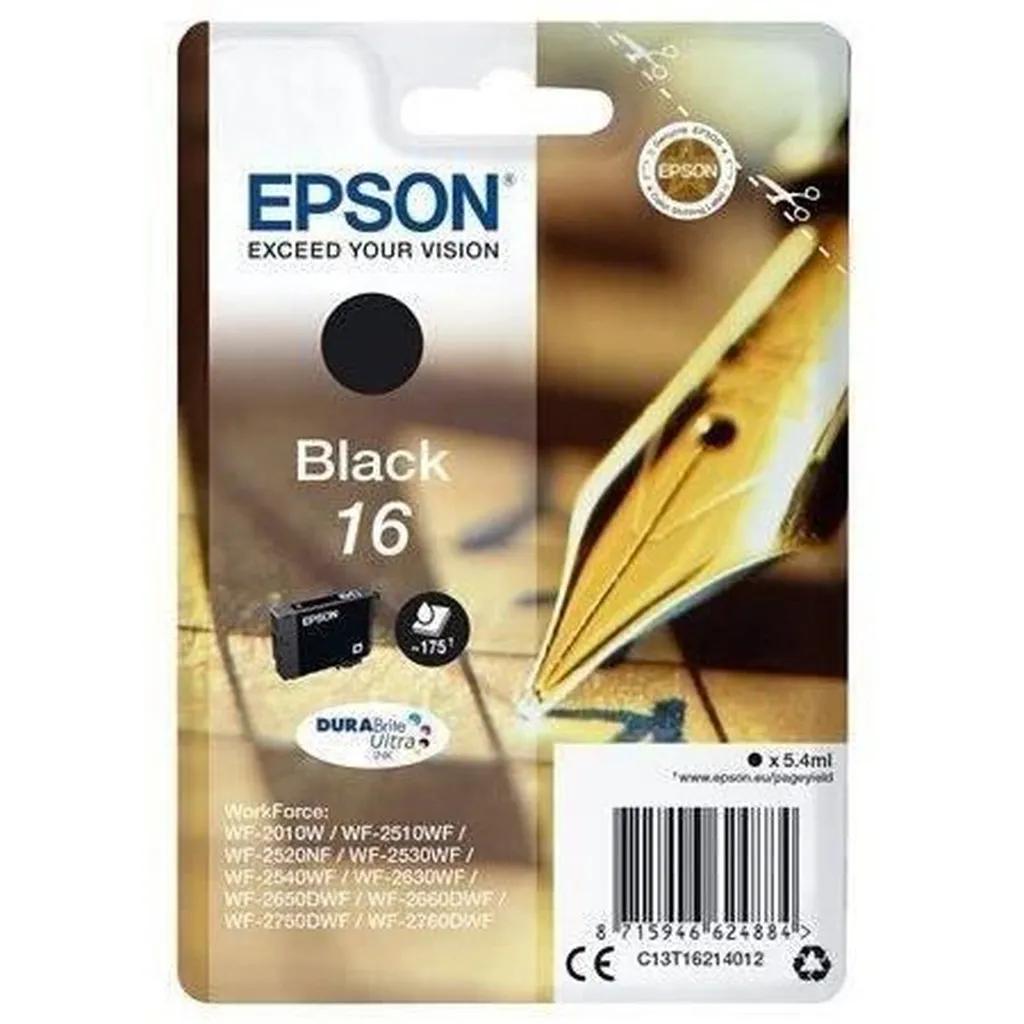 Epson T16214022 Pen and Crossword Cartuccia Inchiostro DURABrite Ultra 16 Nero