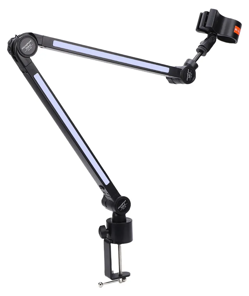 Support de microphone articulé professionnel pour studio et streaming