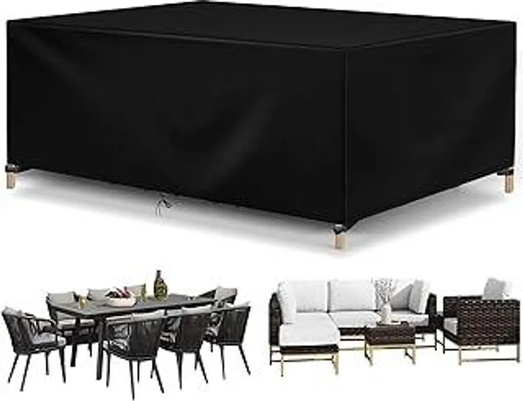 Copertura Invernale Mobili Esterni 170x94x74cm Antivento