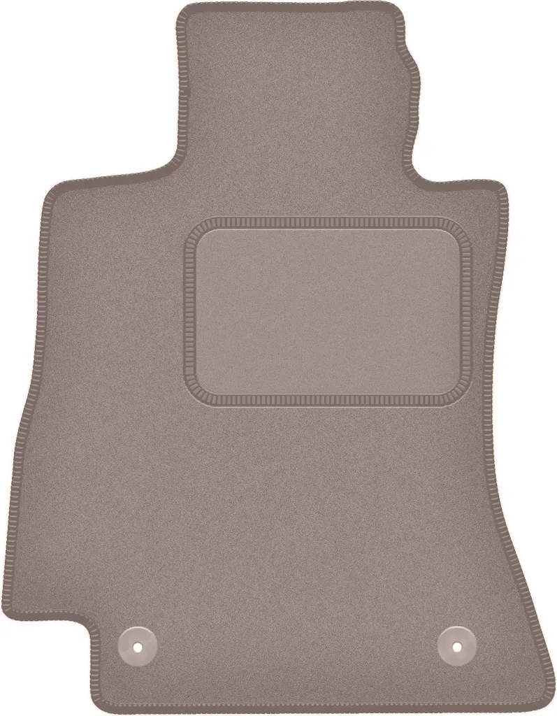 Tappetino Guida Velluto Beige Mercedes CLS C257 2018- su Misura Premium