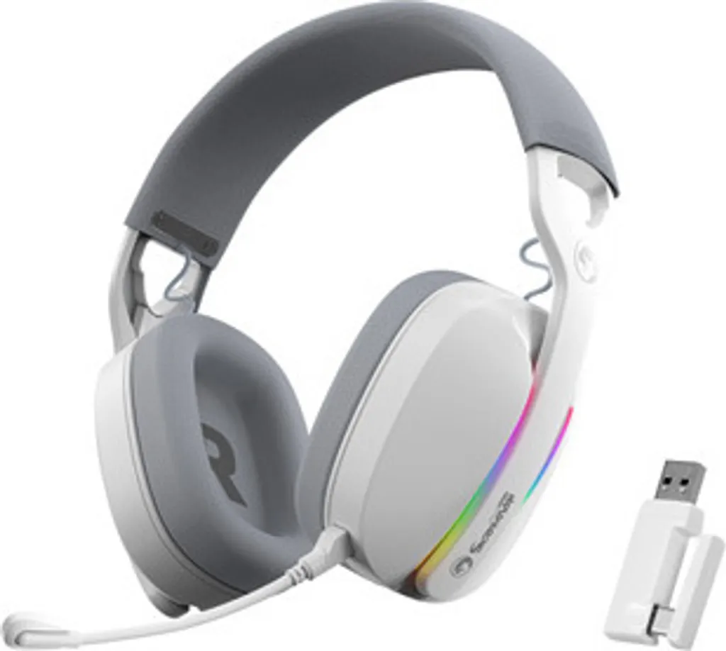 Casque audio trimode Marvo Pulz 70W blanc pour PC et smartphones