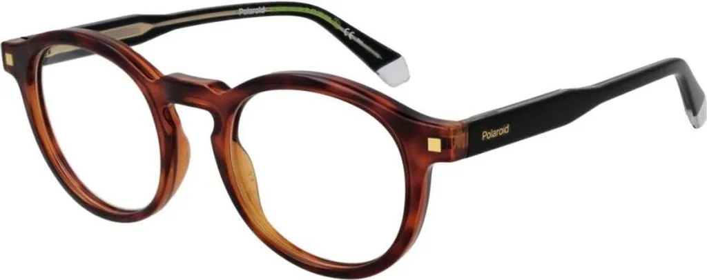 Polaroid PLD D492 086 Lunettes de Vue Écaille Marron Diamètre 48 mm
