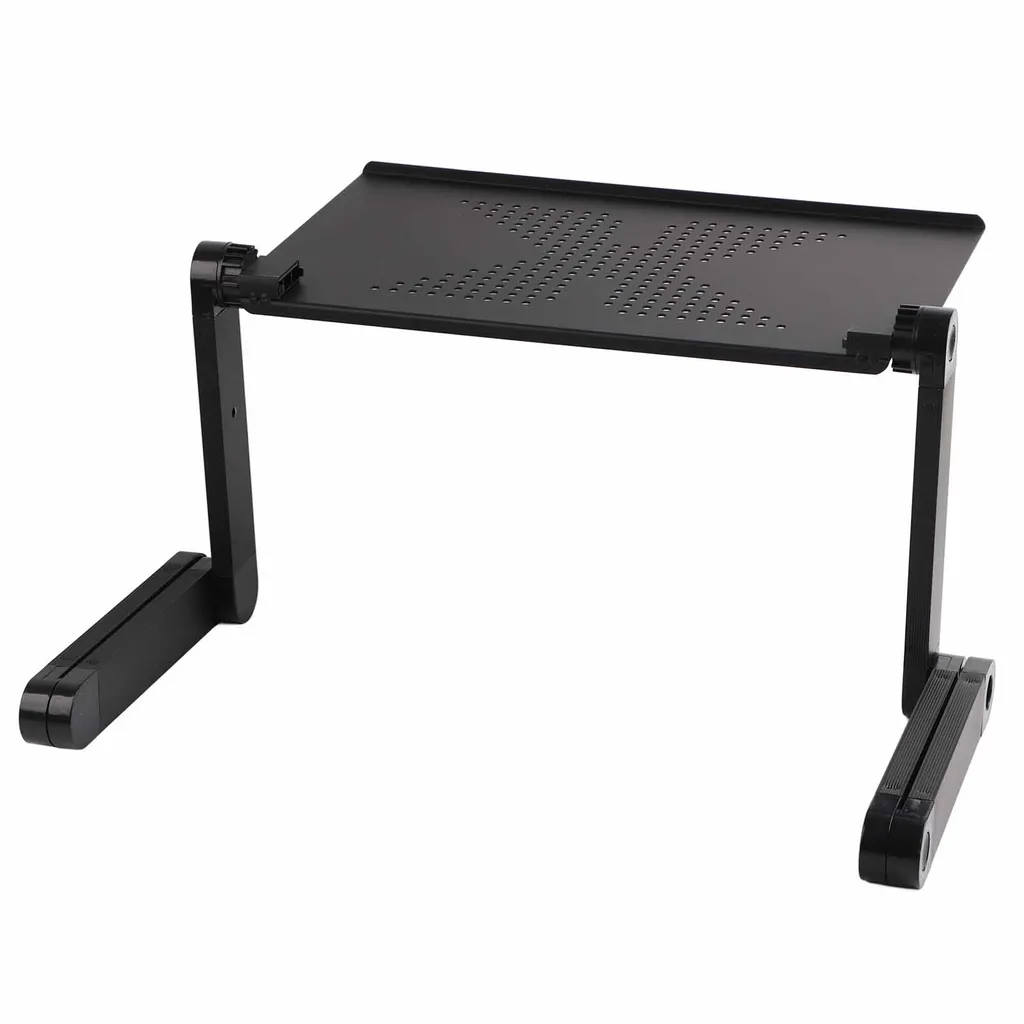 Support PC portable avec ventilateur USB et plateau inclinable stable