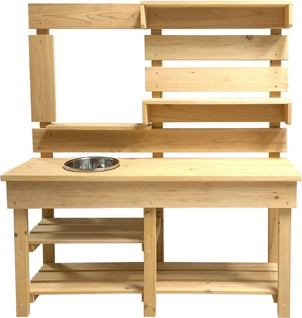 HOME DELUXE - Matschküche MANDU - Maße: 103 x 35 x 110 cm - Produktbild 