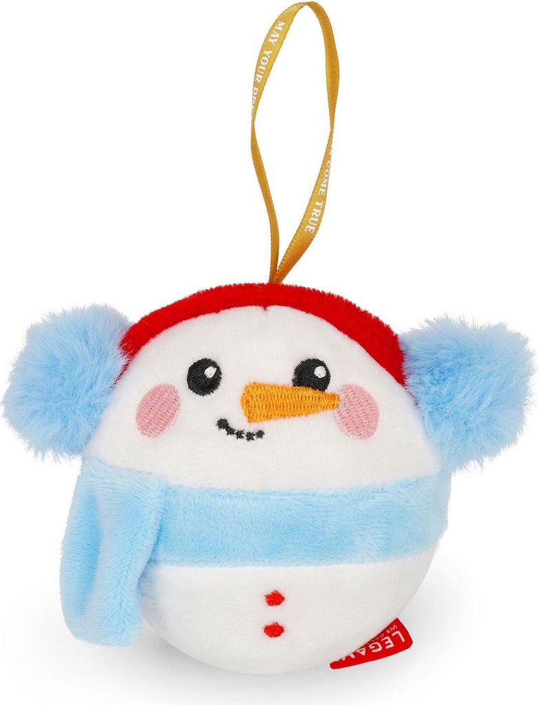 Decorazione natalizia LEGAMI in peluche - SCHNEEMANN - Immagine del prodotto 