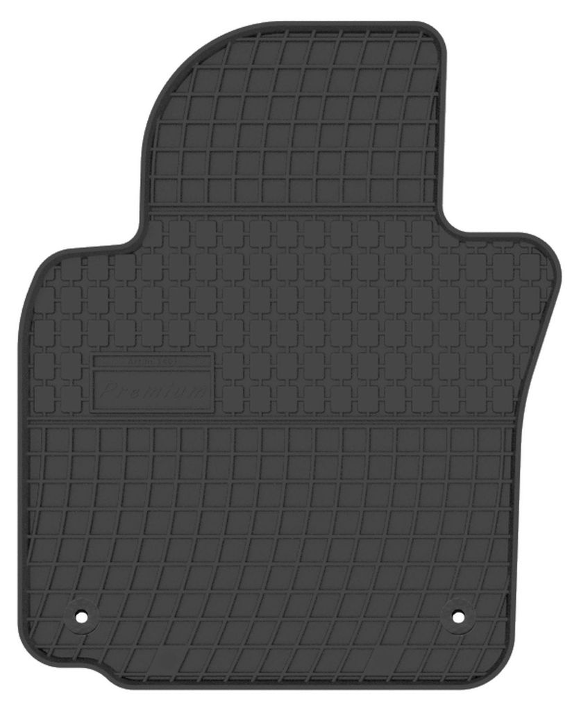 Fahrermatte Automatte Gummi Schwarz für Volkswagen Eos Produktbild 