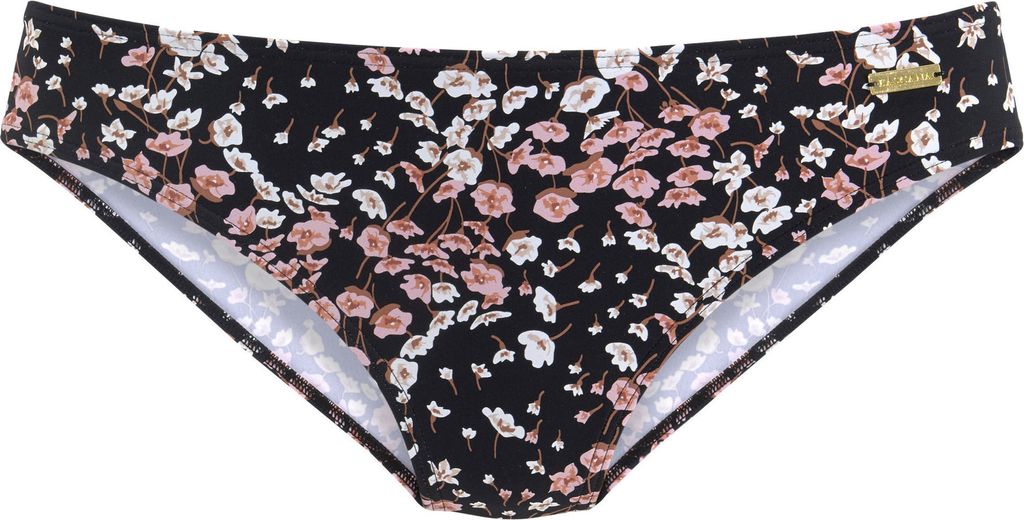 LASCANA Bikini-Hose schwarz-bedruckt Größe 40