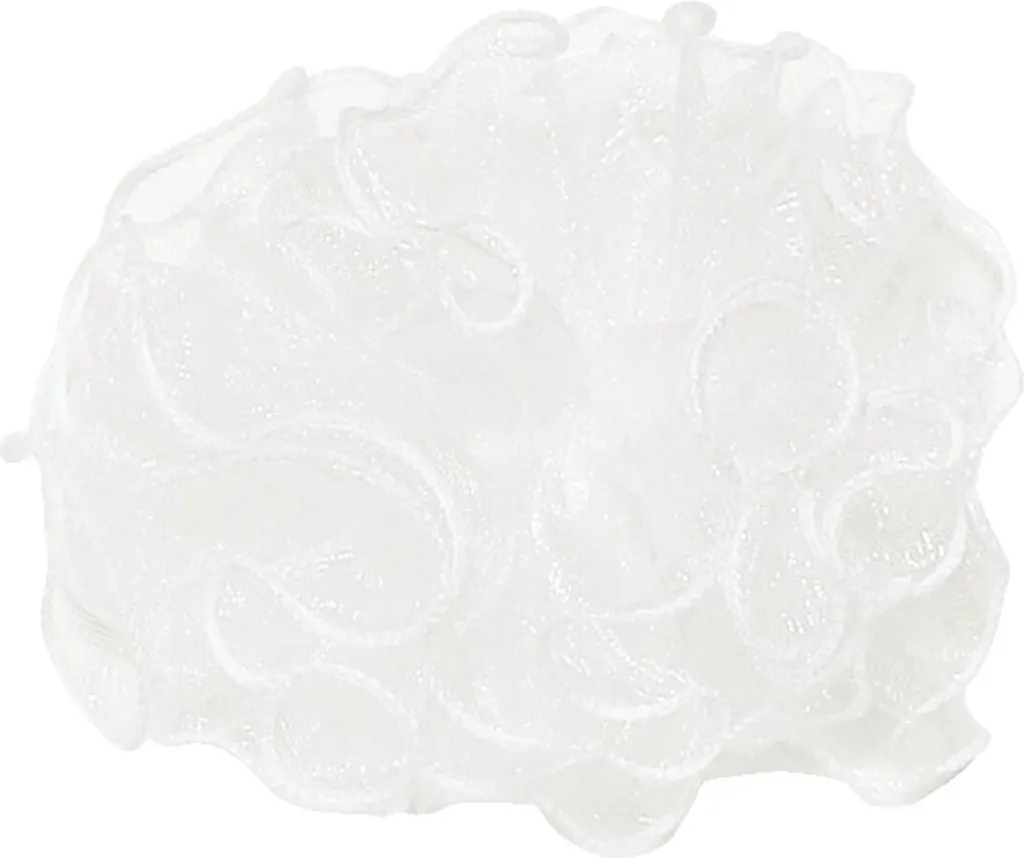 Wiedemann 56400604 Manchette à bougie en organza blanc élégant