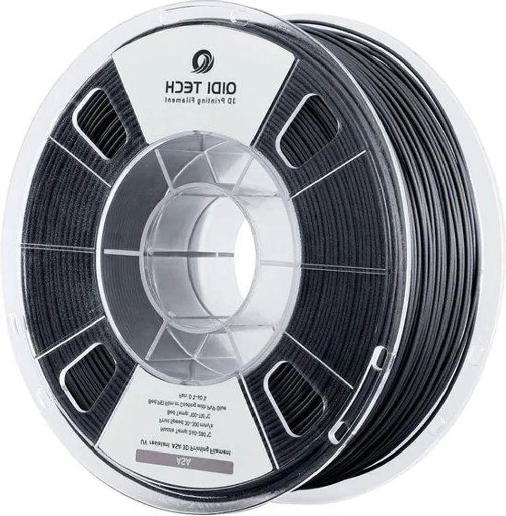 Filament 3D ASA Noir 1.75mm Anti-UV - Grande Résistance Intempéries 1kg