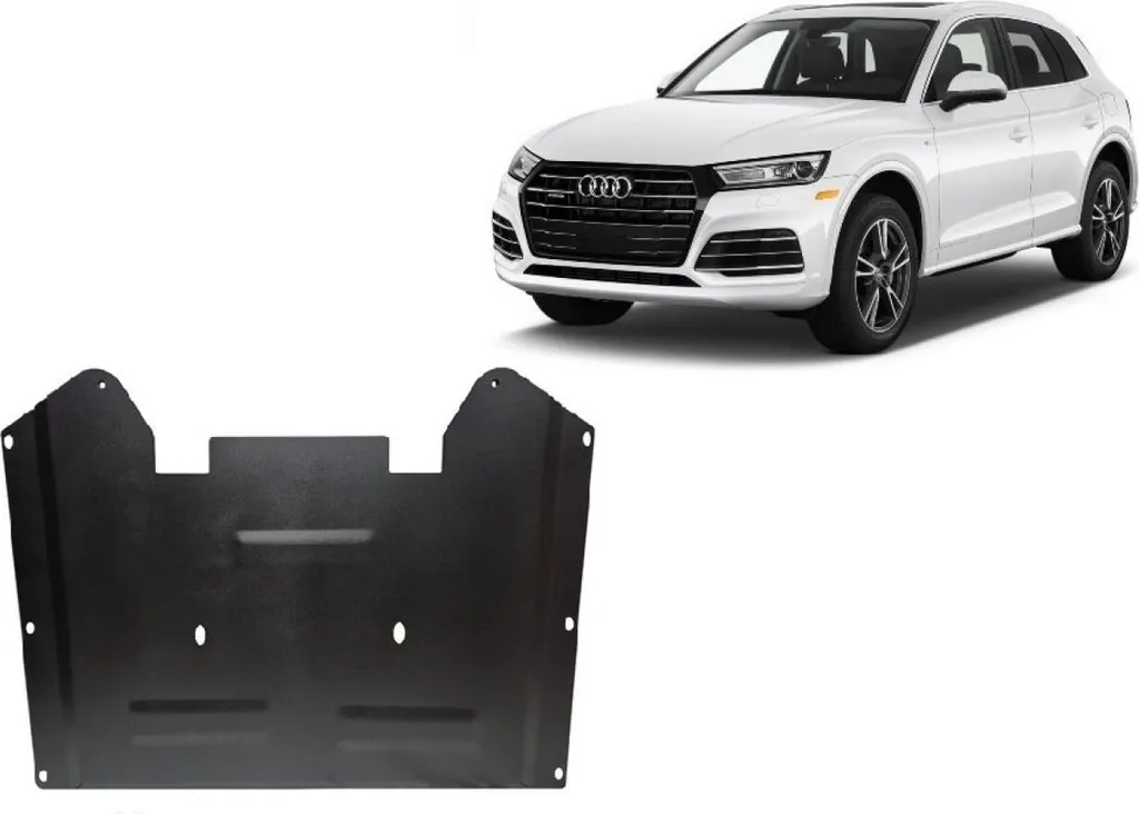 Plaque de protection différentiel Audi Q5 en acier robuste 3mm noir