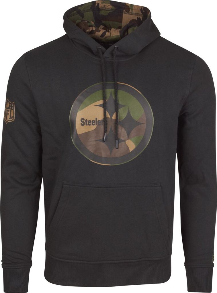 New Era Fleece Hoody - NFL Pittsburgh Steelers schwarz - L