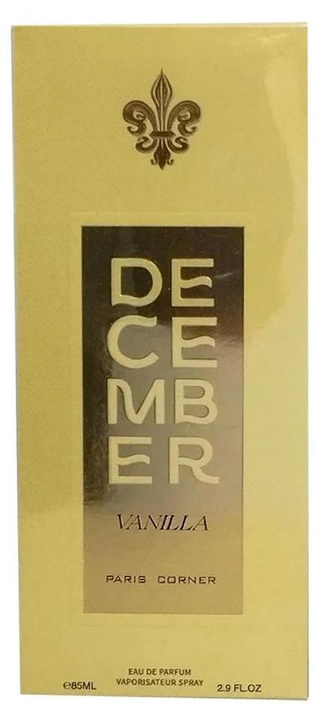 Paris Corner December Vanilla Eau De Parfum 85ml Spray Produktbild 