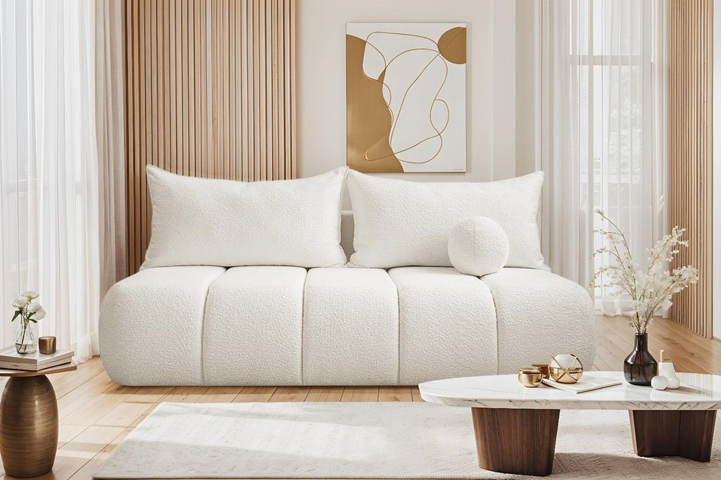 Kaiser Möbel Dreisitziges Sofa PIANO mit Schlaffunktion Produktbild 