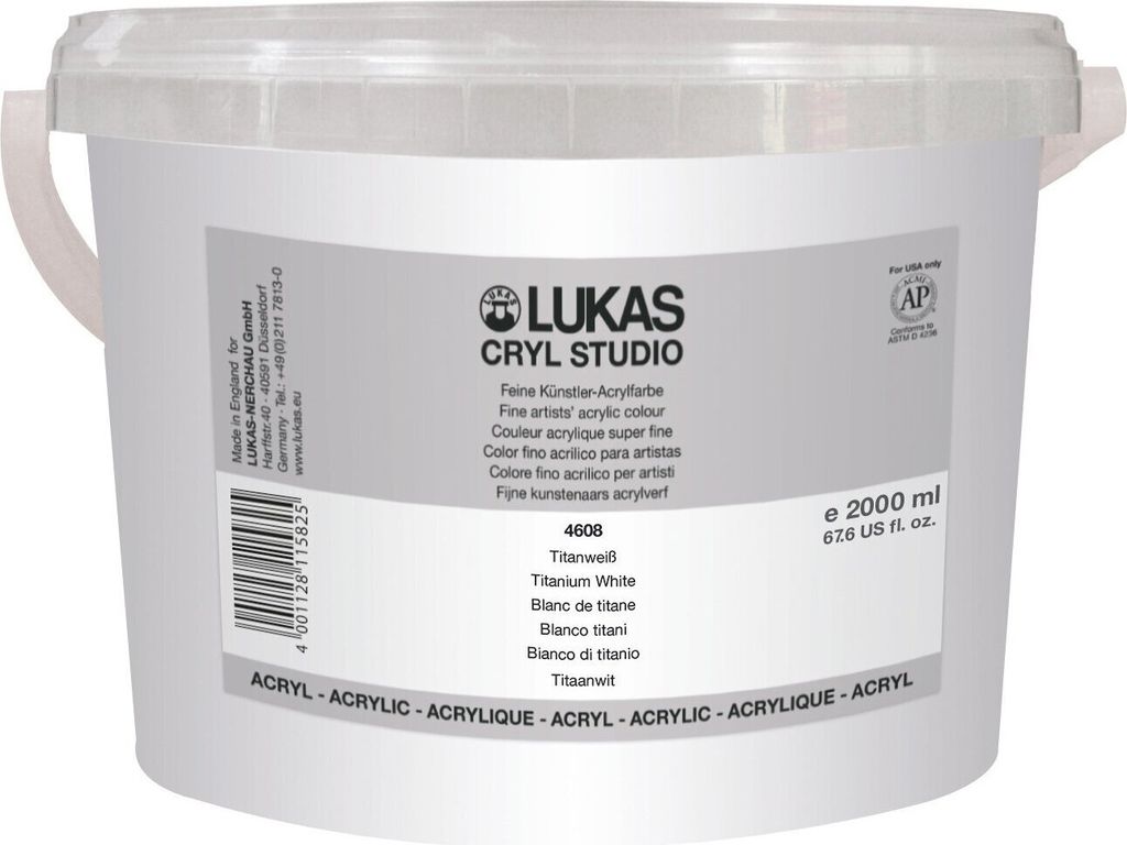 Lukas Cryl Studio Acrylfarbe Titanium White 2 L 1 stk