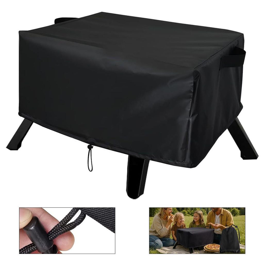 wasserdichte Pizzaofen-Abdeckung 62×62×28 cm,  tragbare Produktbild 