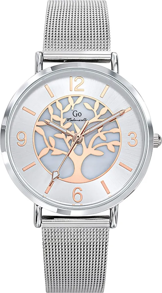 Girl Only orologio da donna con bracciale in acciaio inossidabile GO silver orologio analogico al quarzo UGO695439