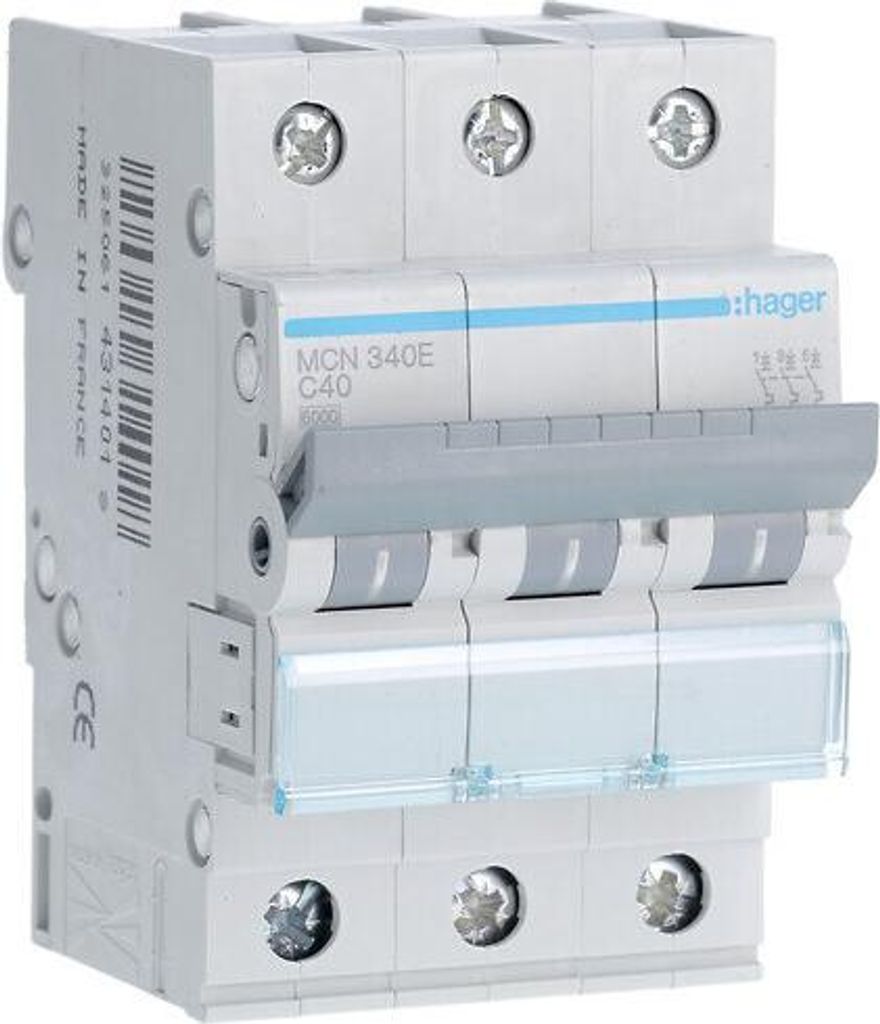 Hager MCN340E, 230 - 400 V Produktbild 