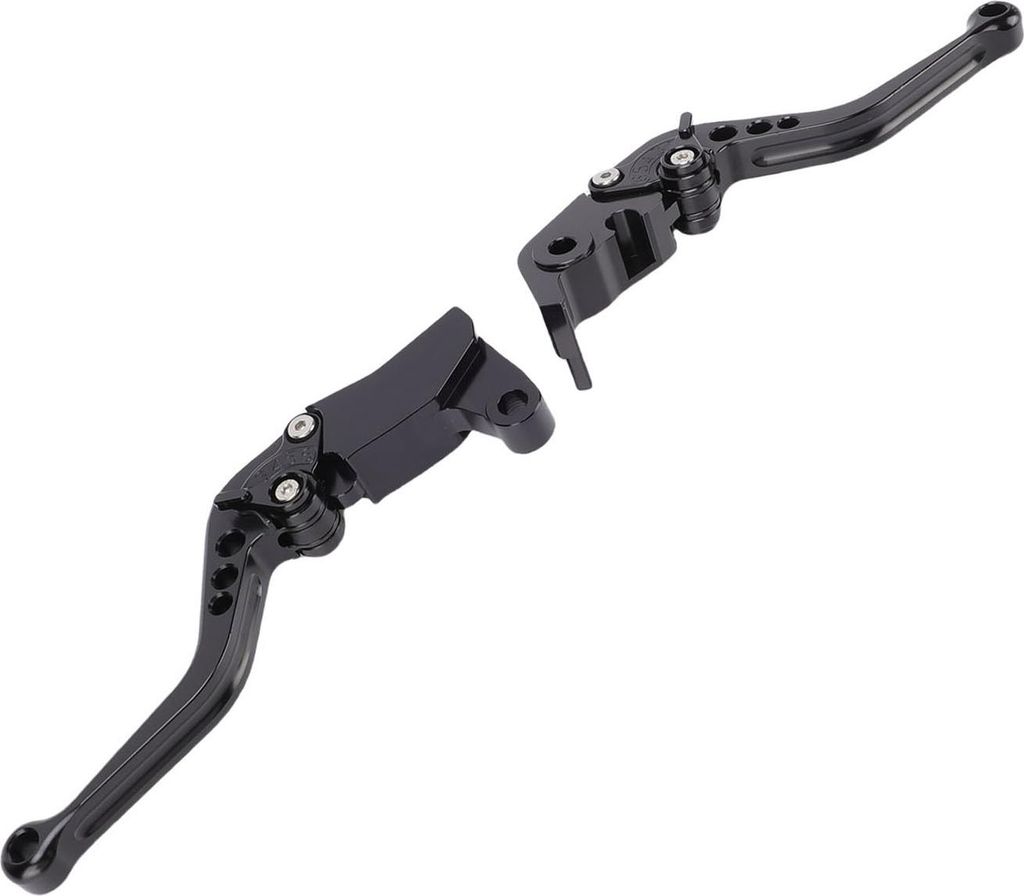 1 Paar Motorrad-Bremskupplungshebel aus Aluminiumlegierung, kurz und Hebelsatz, Ersatz für Indian FTR1200 S Carbon 2019–2025, Schwarz