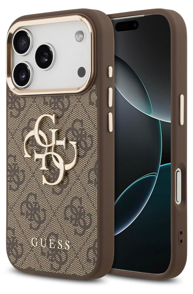Etui Do Iphone 17 Pro Guess Classic Oryginalne Brązowy Zdjęcie produktu 