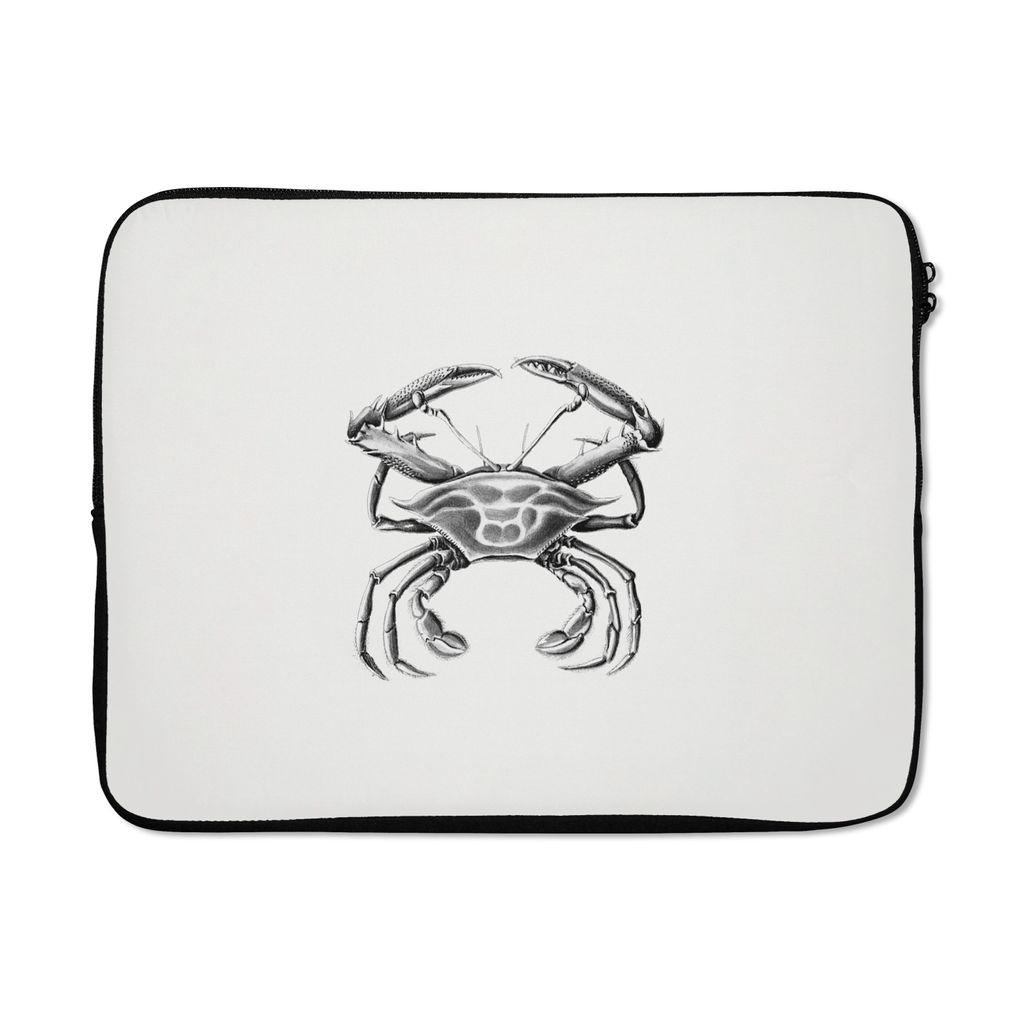 MuchoWow Laptop Hülle 15 Zoll Ernst Haeckel - Jahrgang - Kunst - Krabbe Laptoptasche - Laptoptasche - Sleeve - Rundum-Schutz