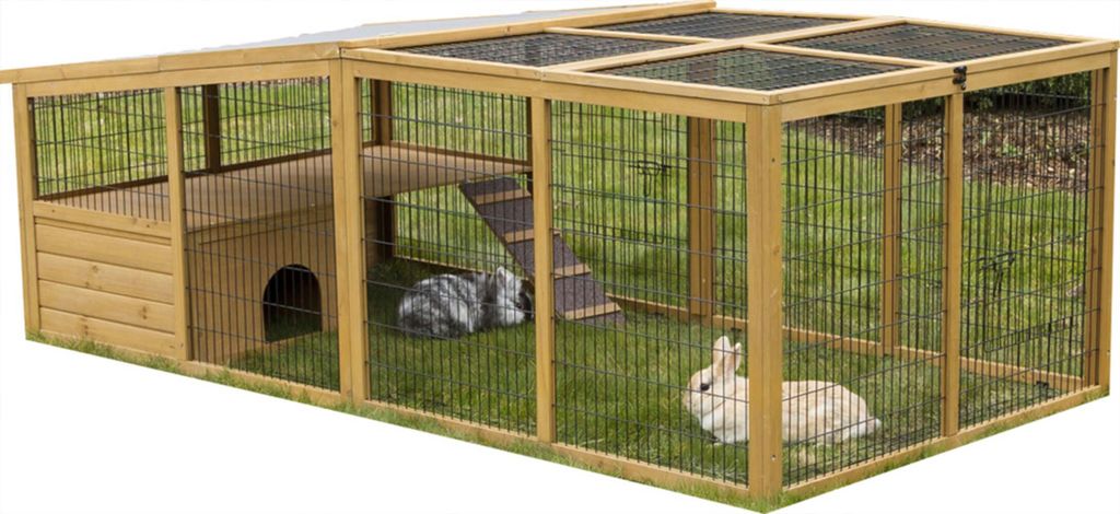 Kerbl Pet Pet Freigehege mit Ausbruchsperre, 220x115x75 cm, Immagine del prodotto 