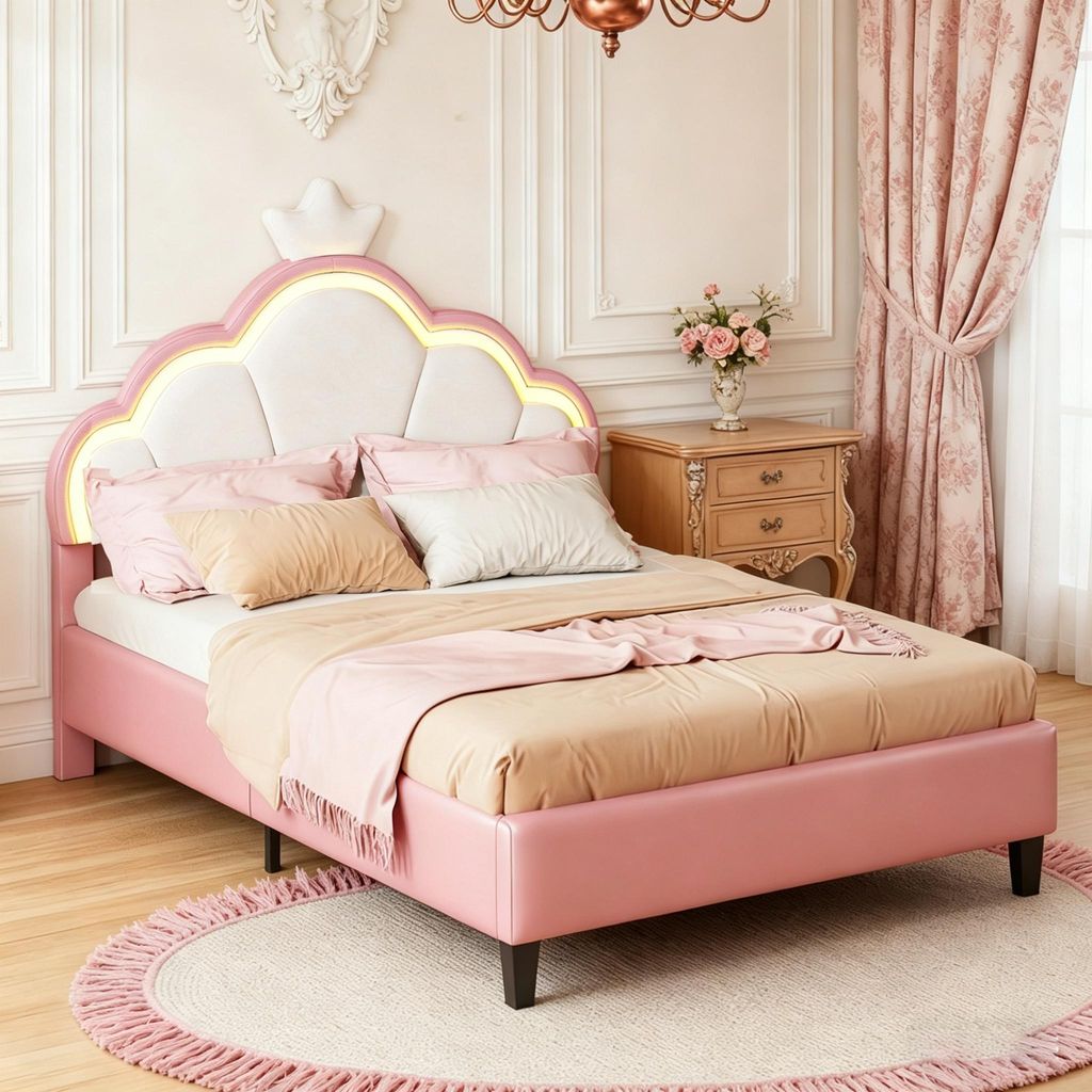 Letto per bambini INONEFT, 140x200 cm, con struttura Immagine del prodotto 