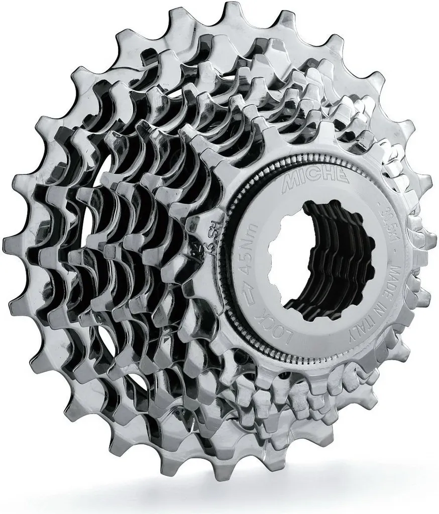 Miche Cassette 9V 11-23 Argent pour Transmission de Vélo de Route