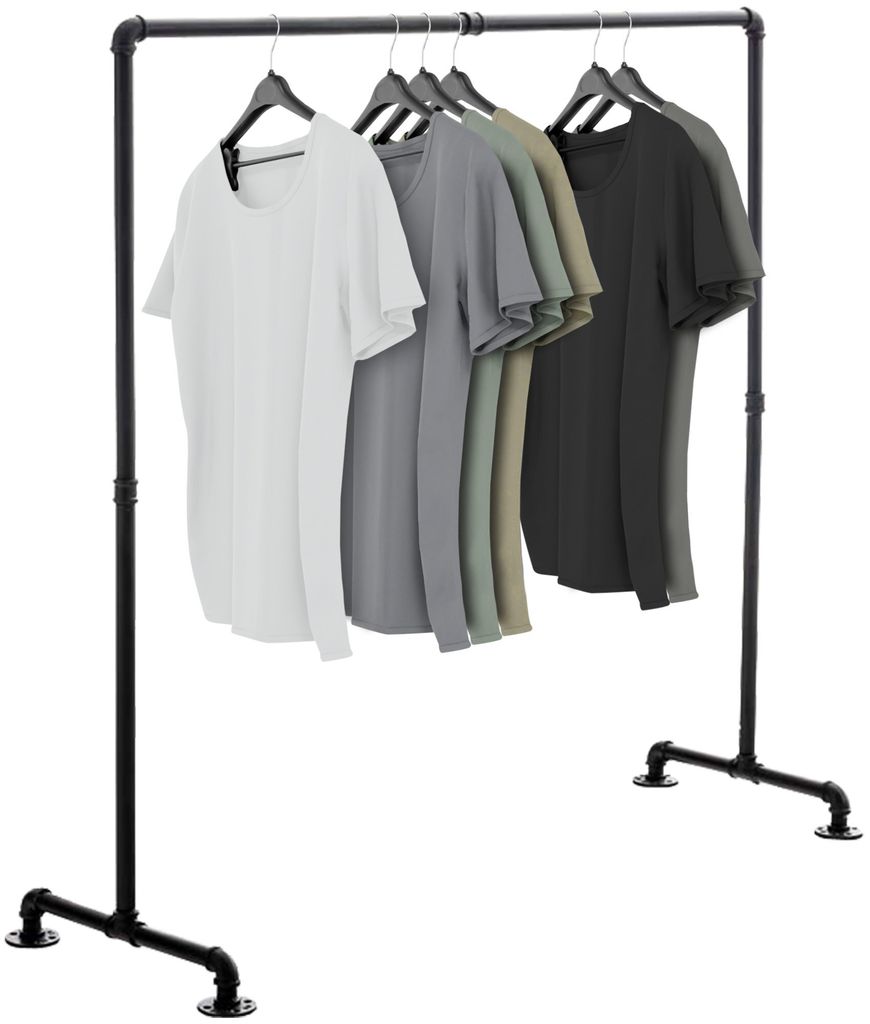 CLP Kleiderständer Jersey,schwarz 150 cm Produktbild 