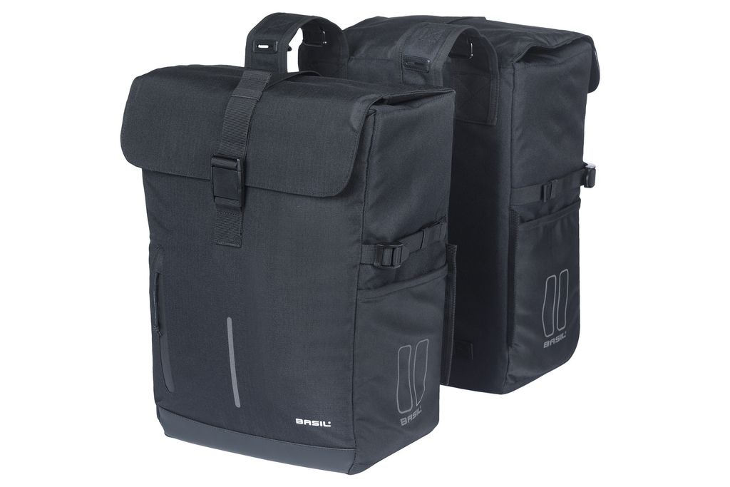 Basil Move Doppelpacktasche 30 Liter schwarz - Produktbild 