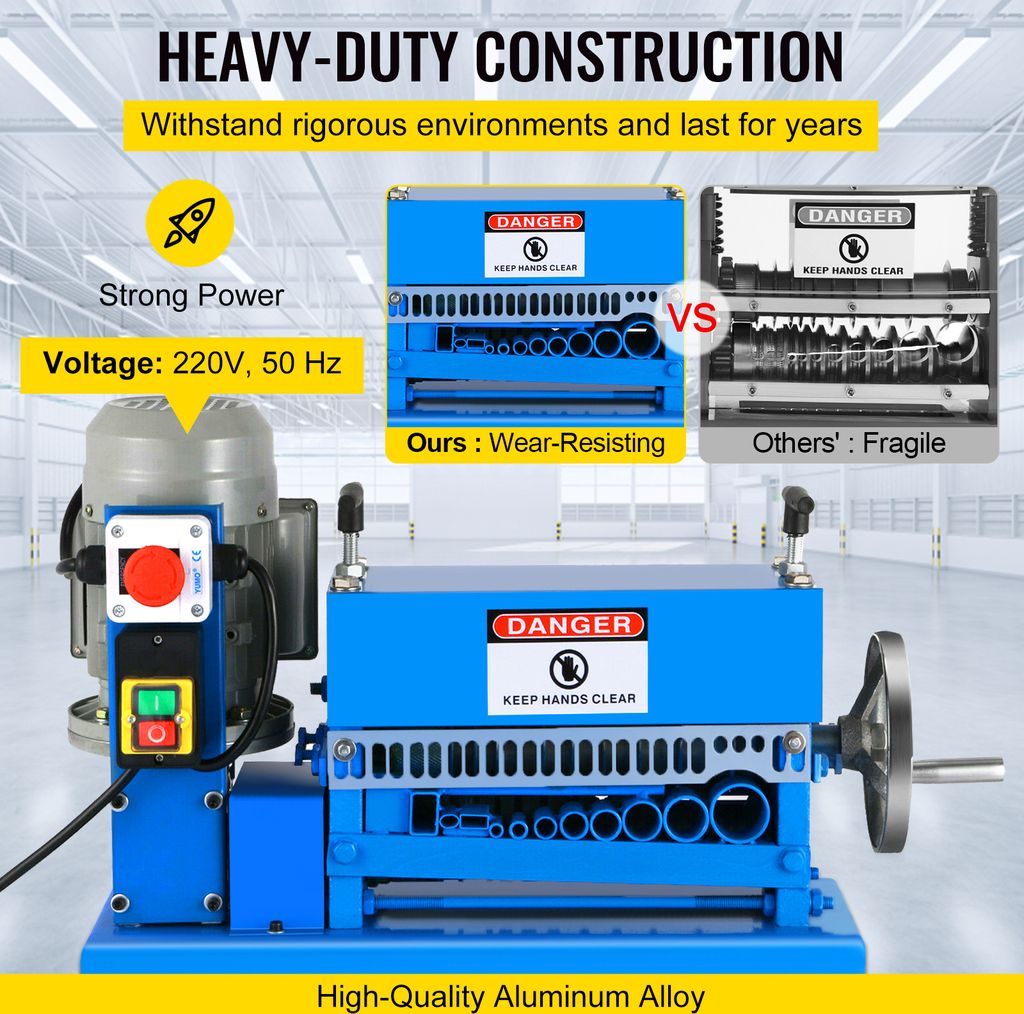 VEVOR 220 V elektrický odizolovač drôtov, viacnásobný Obrázok produktu 3
