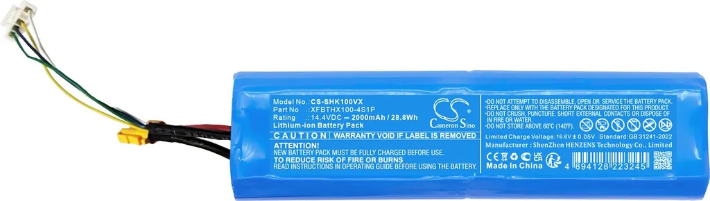 Batterie de Rechange pour Nettoyeur Shark HX100 Idéale Taches et Tapis