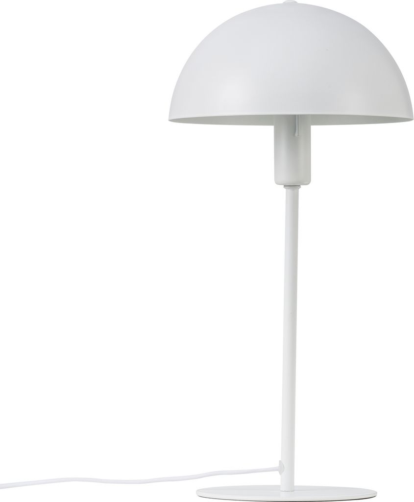 Nordlux Tischleuchte / Nachttischlampe Ellen, weiss, Metall, 40,5 cm, LED geeignet
