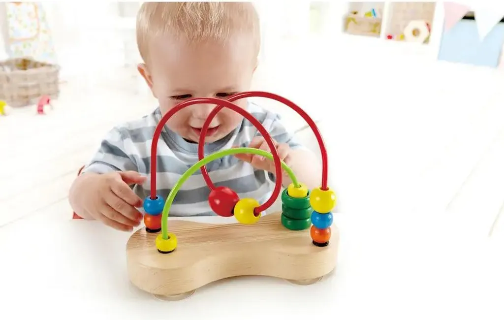 Hape E1801 Double Bubble Labyrinthe à Billes en Bois pour Éveil Bébé - 10