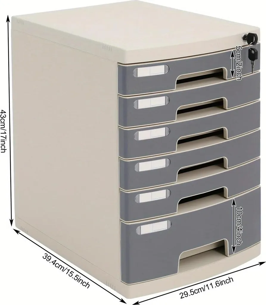 Rangement de bureau pour documents confidentiels - Module à tiroirs - 3