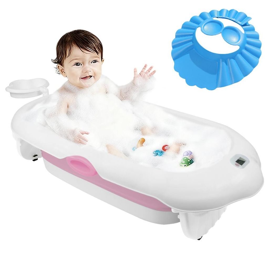 Faltbare Baby Badewanne,Baby Bathtub Babywanne Wanne mit Produktbild 