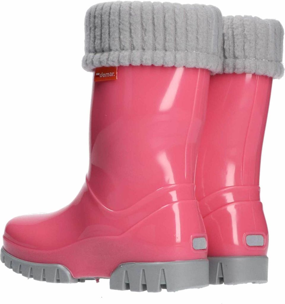 DEMAR Kinder Gummistiefel Gefüttert Regenstiefel mit Produktbild 5