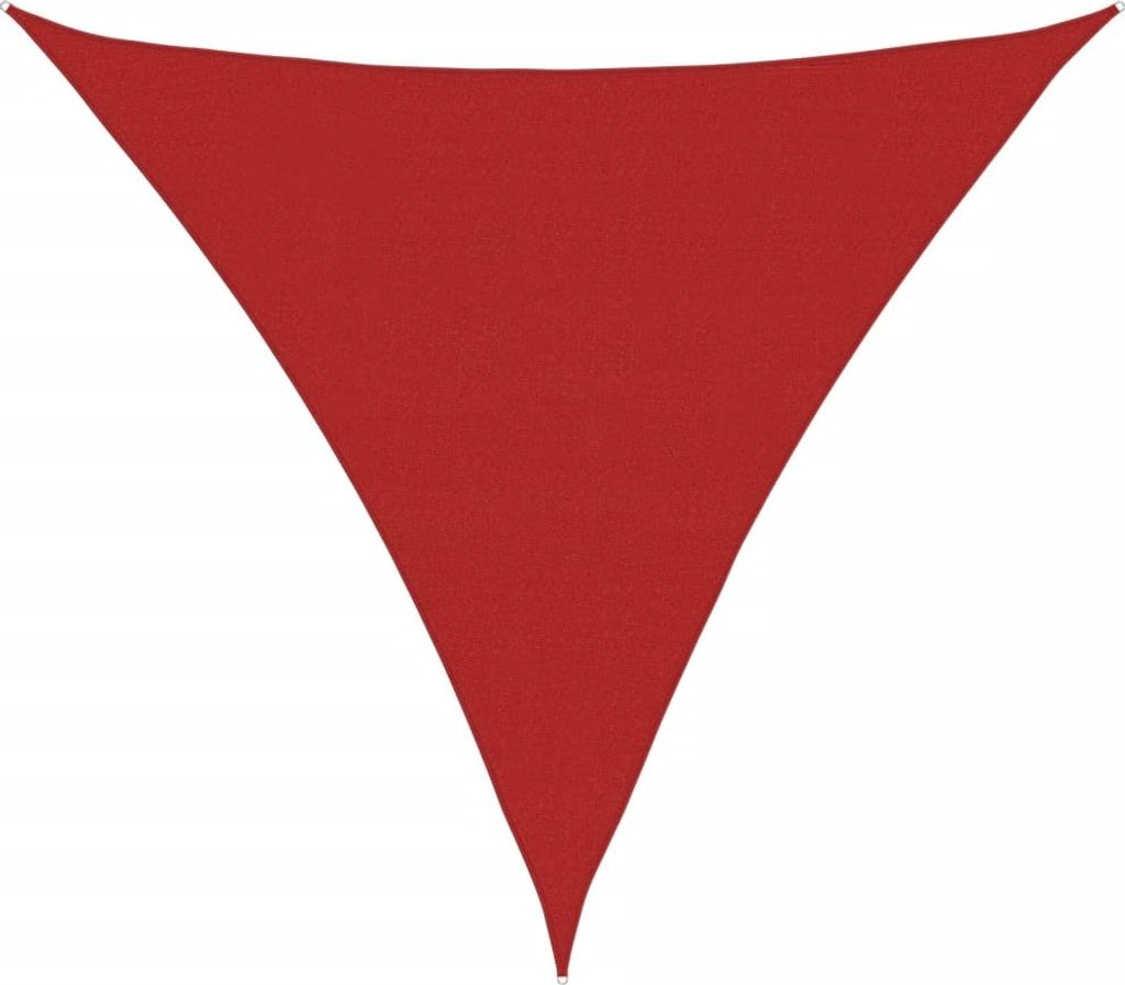 vidaXL Tenda da sole 160 g/m² Rosso 5x5x5 m HDPE Immagine del prodotto 