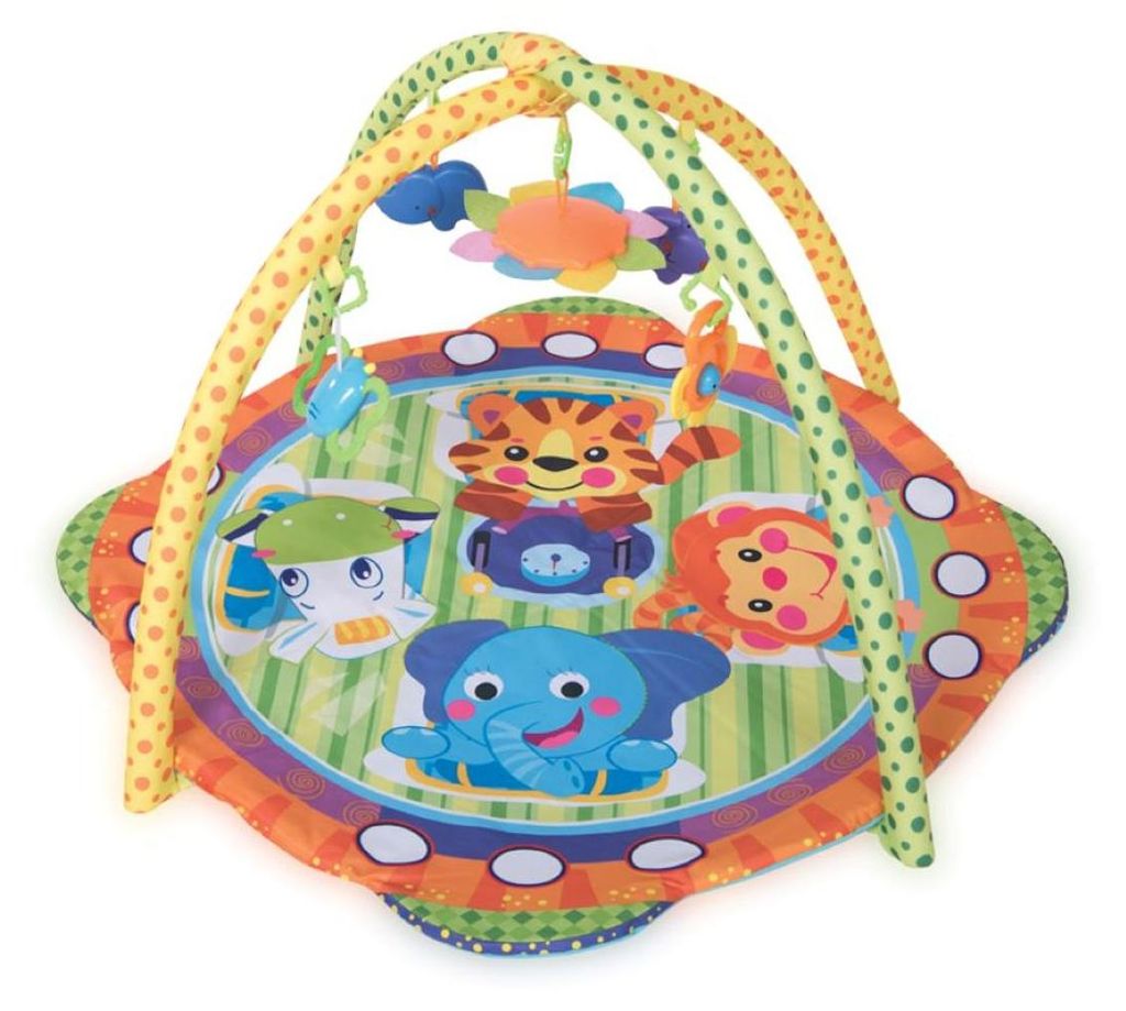 Lorelli Spielbogen Safari Krabbeldecke Spiegel Rassel Produktbild 