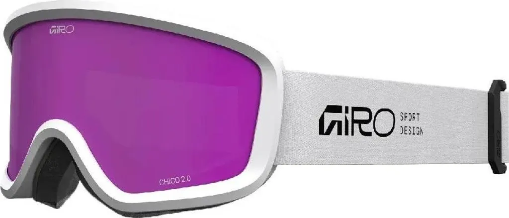 Masque de ski Giro Chico 2.0 Junior Blanc Anti-buée pour Enfant CAT2