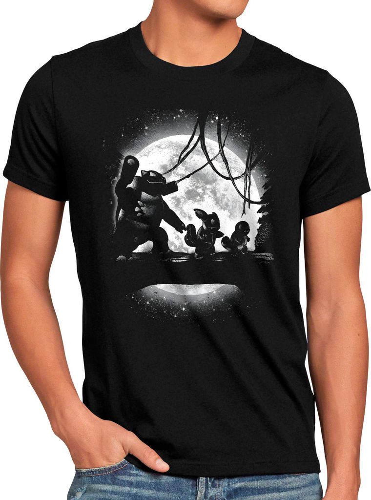 BaumwolleCloud Water Evolution Herren T-Shirt monster game online