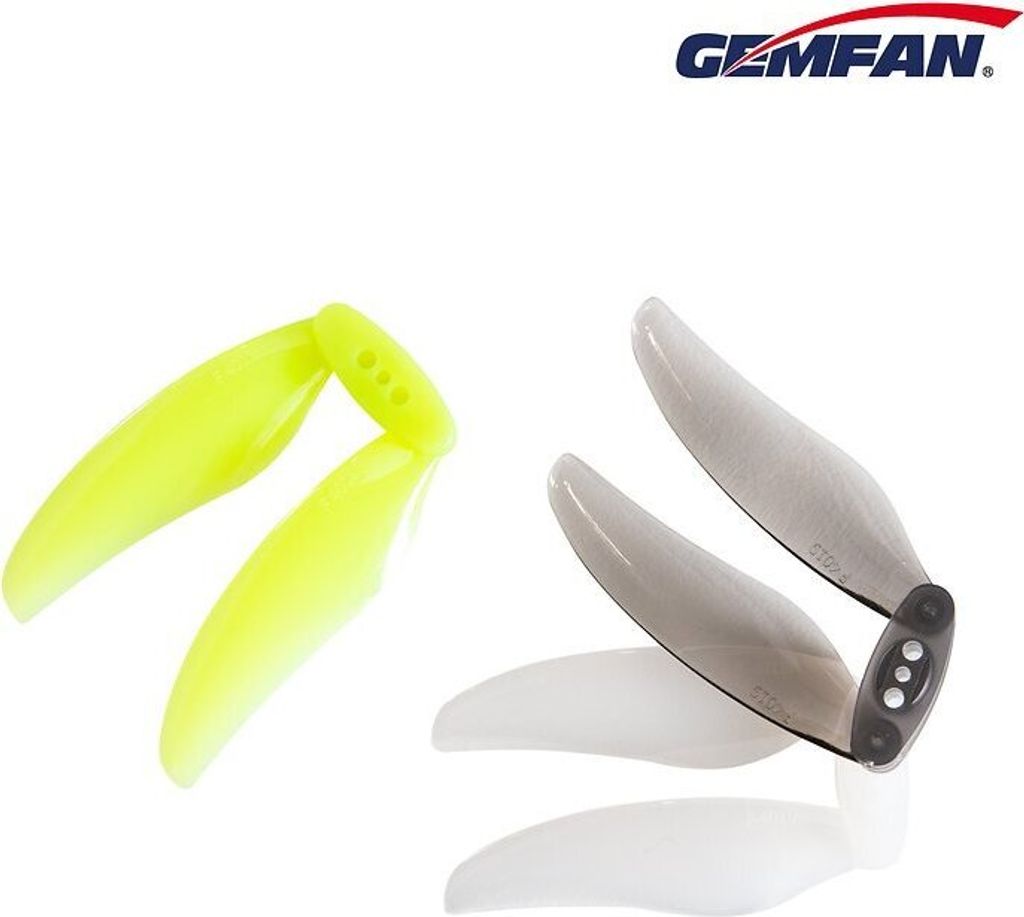 Gemfan Floppy Proppy 4019 faltbarer FPV Propeller 2 Blatt Clear Yellow 4 Zoll