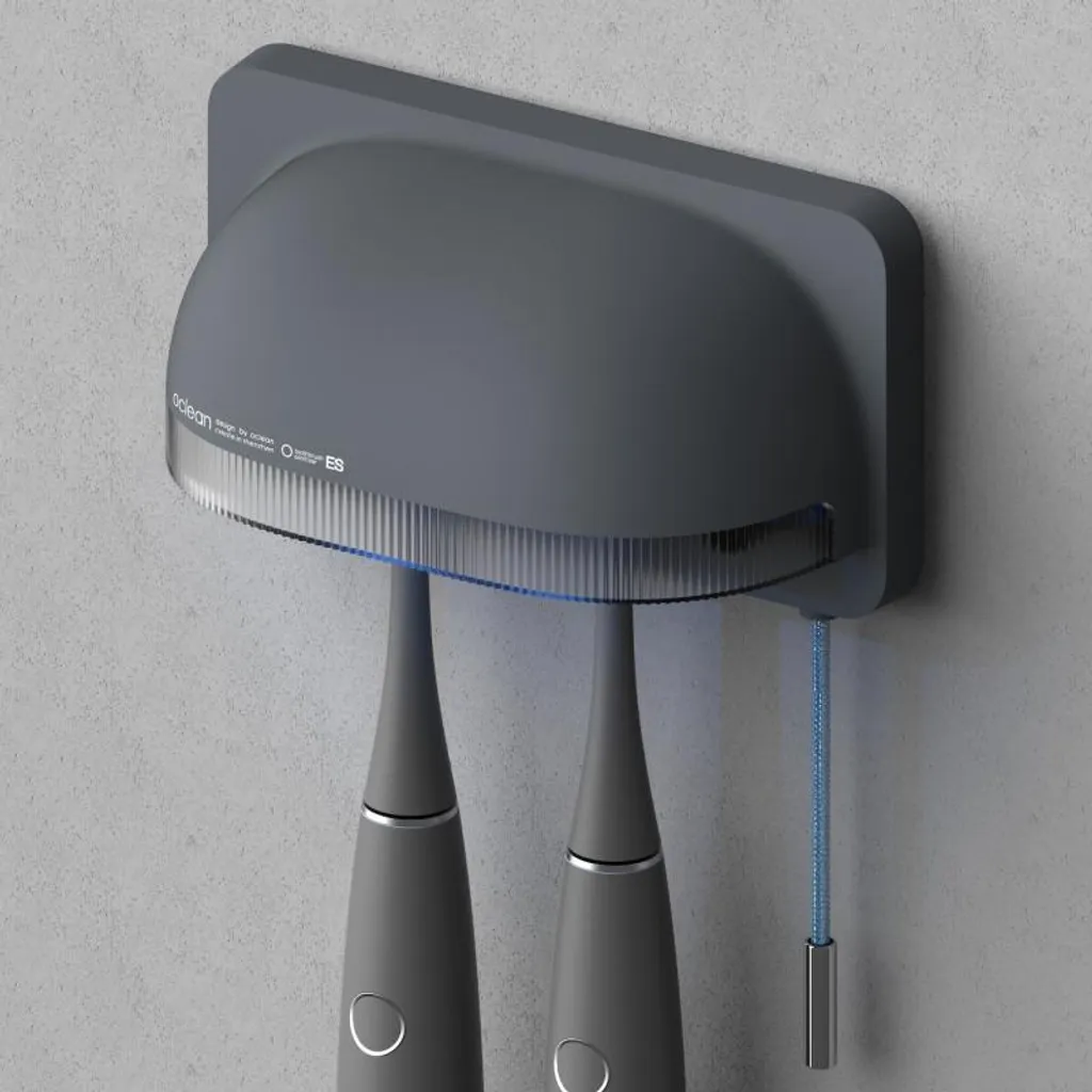 Désinfectant UV pour Brosse à Dents Oclean S1 Gris Mural sans Perçage - 10