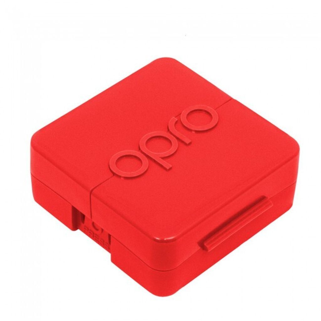 Opro Antibakterielle Zahnschutzbox rot