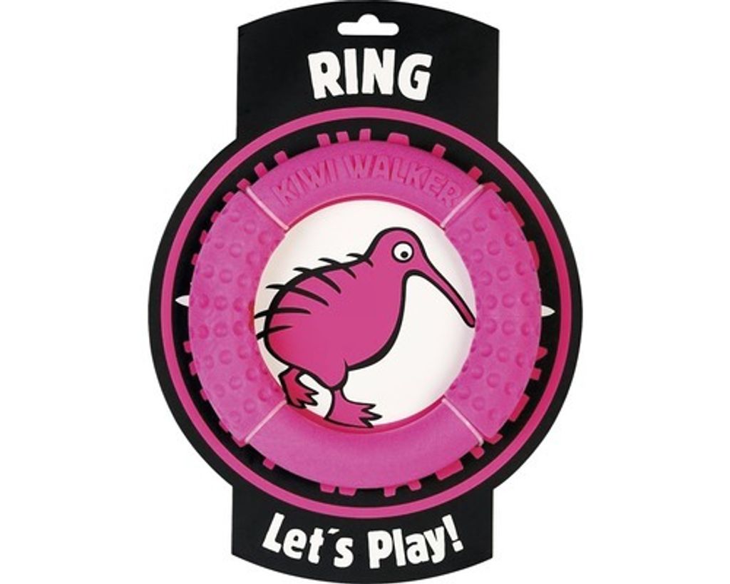 KIWI WALKER TPR - 221, Hund, Ring, Pink, Thermoplastischer Gummi (TPR), 13,5 cm