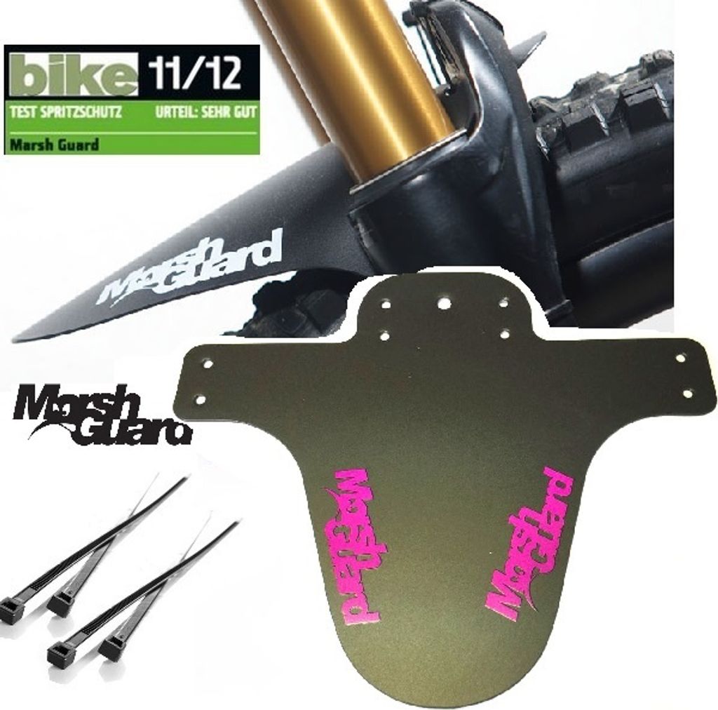 Marsh Guard Plus Mud Schutzblech Fender schwarz/Logo Purple