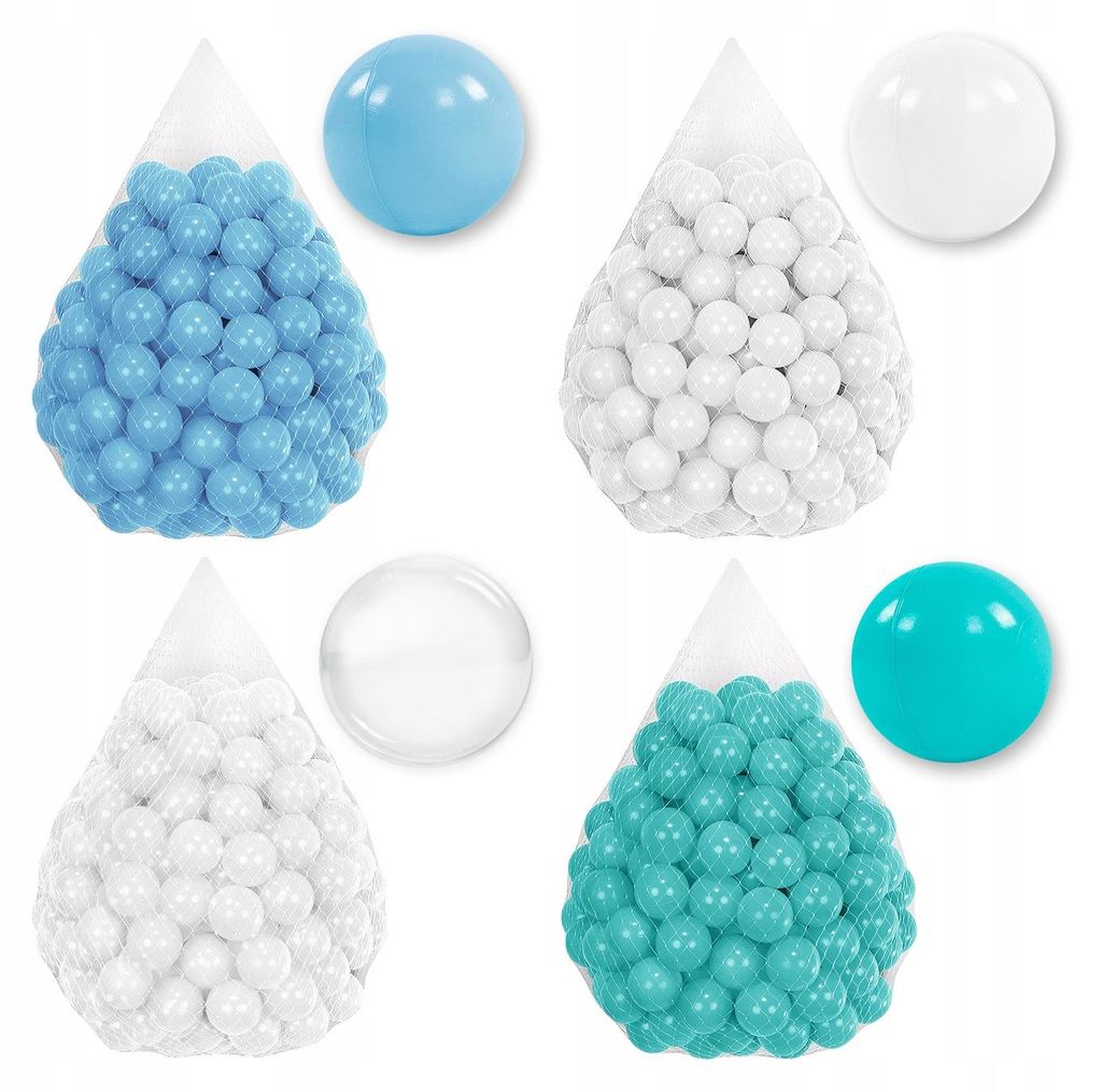 Bälle Für Bällebad 7 cm - 200 Stück - Bunte Babybälle Plastikbälle Baby Spielbälle | TUPPI
